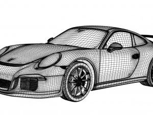 porsche 911 gt3 991 3D Model
