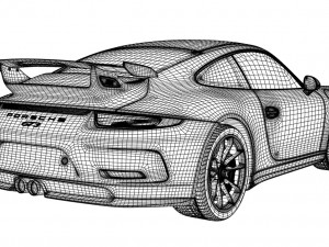 porsche 911 gt3 991 Modello 3D