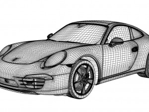 Porsche 911 50th anniversary 991 3D-Modell