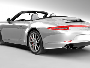 porsche 911 carrera s cabriolet 991 3D 模型