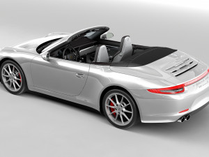 porsche 911 carrera s cabriolet 991 3D 模型