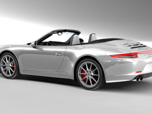 porsche 911 carrera s cabriolet 991 3D 模型