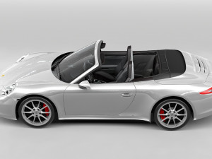 porsche 911 carrera s cabriolet 991 3D 模型
