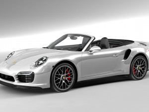 porsche 911 turbo s cabriolet 991 Modello 3D