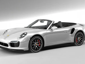 porsche 911 turbo s cabriol&eacute; 991 Modelo 3D