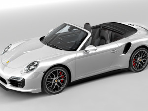 porsche 911 turbo s cabriolet 991 Modelo 3D