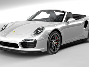 porsche 911 turbo s cabriolet 991 Modelo 3D