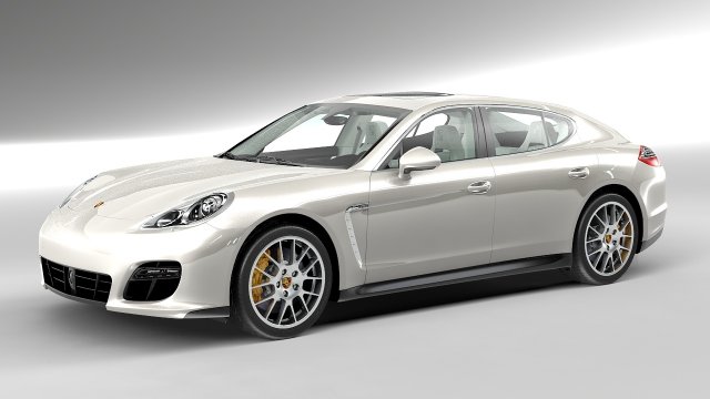 porsche panamera gts 2014 3D Model .c4d .max .obj .3ds .fbx .stl .blend 