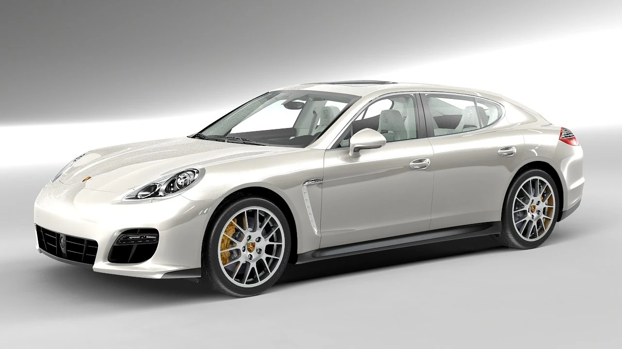 porsche panamera gts 2014 3D Model .c4d .max .obj .3ds .fbx .stl .blend