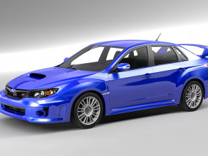 Subaru impreza wrx sti sedan 3D Model