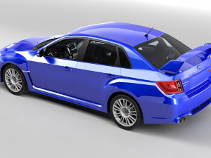 Subaru impreza wrx sti sedan 3D Модель