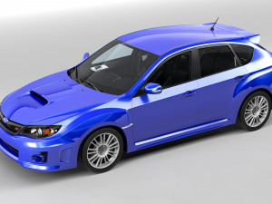 subaru impreza wrx sti Modèle 3D