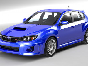 subaru impreza wrx sti Modèle 3D