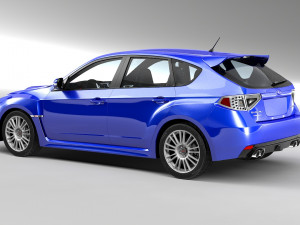 subaru impreza wrx sti Modèle 3D