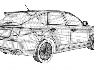 subaru impreza wrx sti Modèle 3D