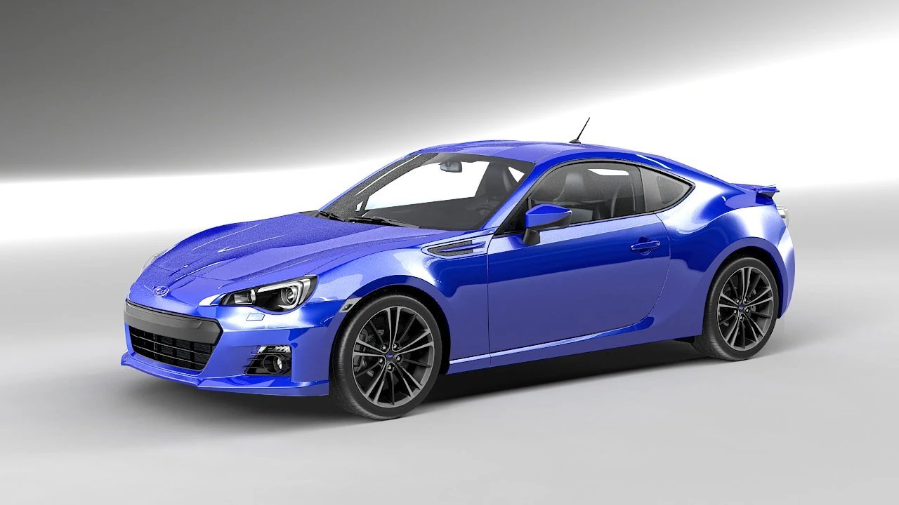 Subaru impreza brz 3D Model .c4d .max .obj .3ds .fbx .stl .blend 