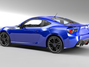 Subaru impreza brz Modelo 3D