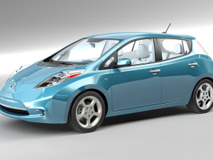nissan leaf Modelo 3D