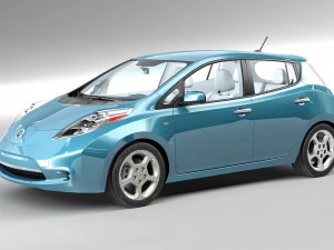 foglia nissan Modello 3D