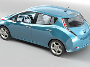 nissan leaf Modello 3D