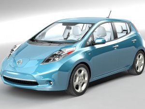 nissan leaf Modello 3D
