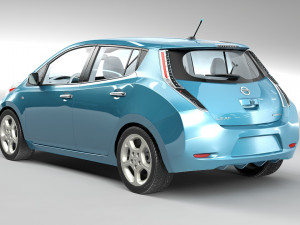 nissan leaf Modello 3D