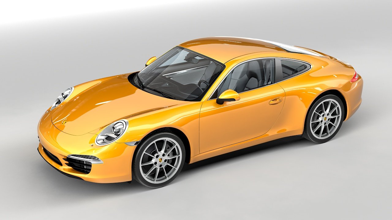 porsche 911 carrera 991 3D Model in Sport Cars 3DExport