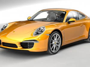 porsche 911 carrera 991 3D 模型