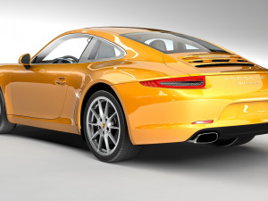 porsche 911 carrera 991 3D 模型