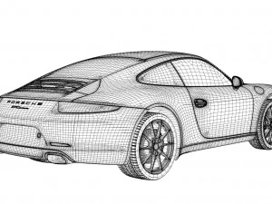 porsche 911 carrera 991 3D Model