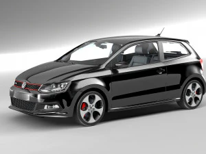 vw polo gti Modelo 3D