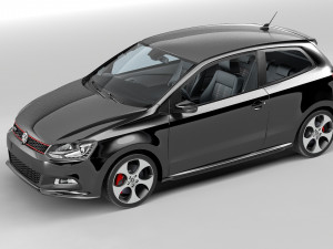 vw polo gti Modelo 3D