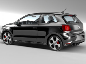 vw polo gti Modelo 3D