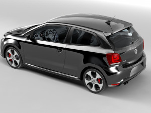 vw polo gti Modelo 3D