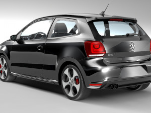 vw polo gti Modelo 3D