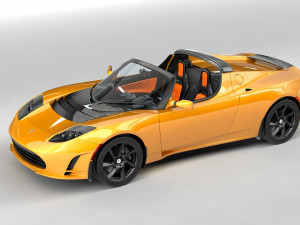 tesla roadster 25 sport 3D Model