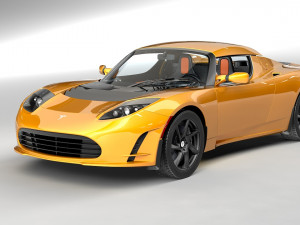 tesla roadster 25 sport 3D Model