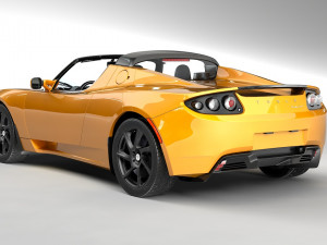 tesla roadster 25 sport 3D Model
