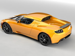 tesla roadster 25 sport 3D Model