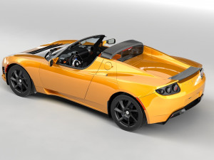 tesla roadster 25 sport 3D Model