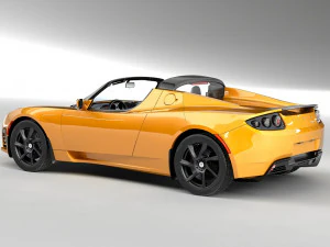 tesla roadster 25 sport 3D Model