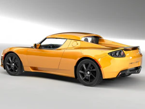 tesla roadster 25 sport 3D Model