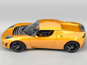 tesla roadster 25 sport 3D Model