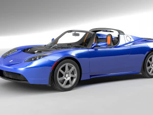 tesla roadster Modelo 3D