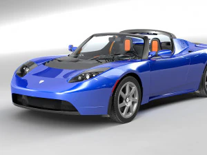 tesla roadster 3D Model