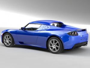 tesla roadster 3Dモデル