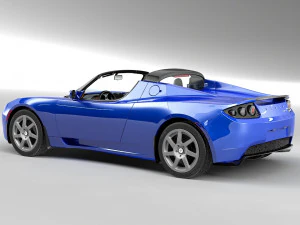 tesla roadster 3D Model