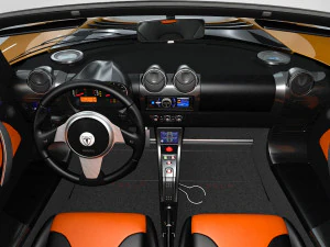 tesla roadster 3D Model