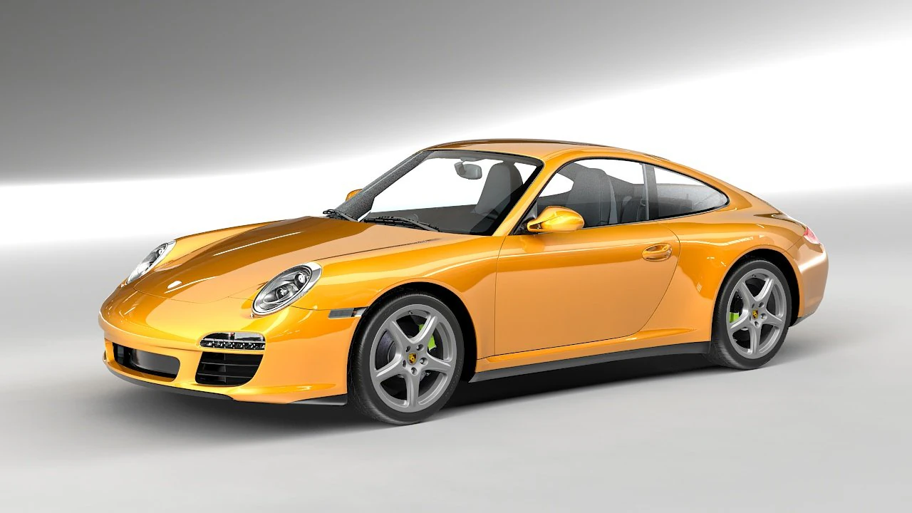 porsche 911 carrera s997 3D Model .c4d .max .obj .3ds .fbx .stl .blend