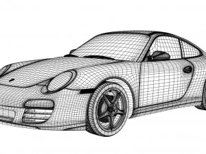 porsche 911 carrera s997 3D Model